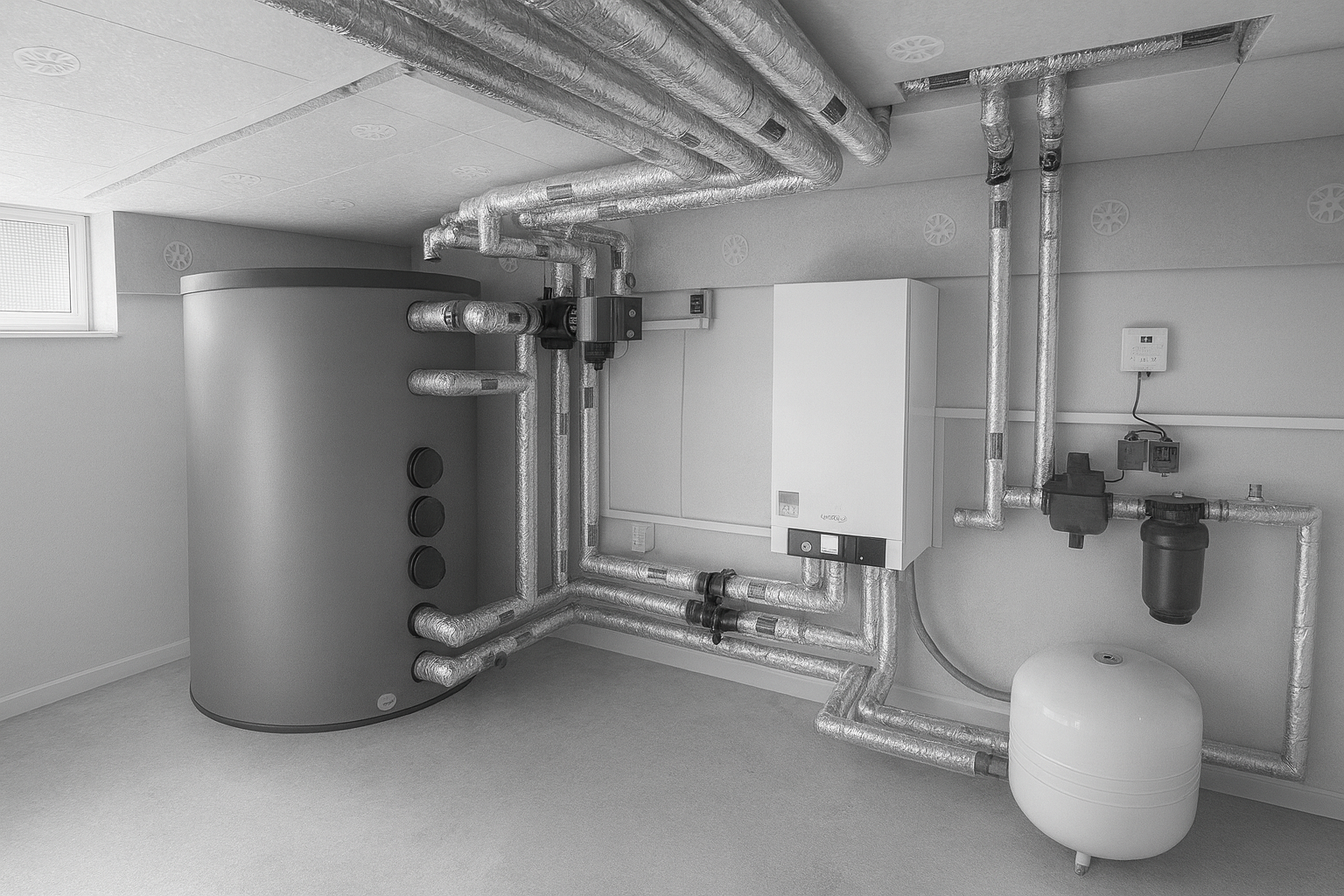 Heizungskeller Hintergrund